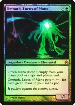 MTG - Omnath, Locus of Mana - Foil - From the Vault - Magic the Gathering - Image 1