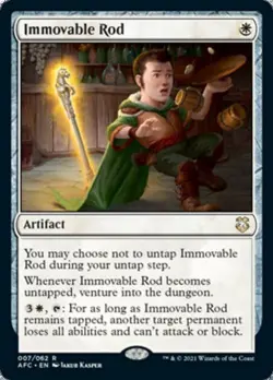 Immovable Rod - Near Mint MTG Commander 2021 Forgotten Realms - Image 1