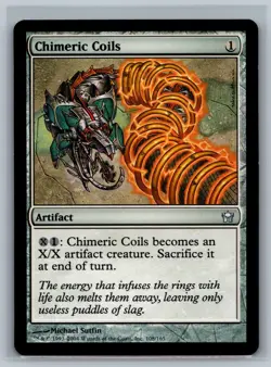 Magic The Gathering Fifth Dawn Chimeric Coils #108/165 MTG TCG CCG - Image 1