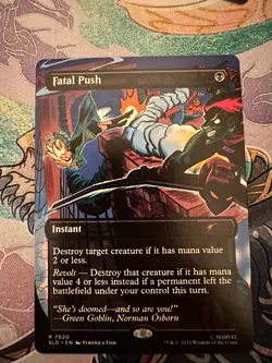 MTG Spider-Man FATAL PUSH 7020 SECRET LAIR DROP NONFOIL RARE Hit Magiccon 2025 - Image 1