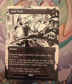 MTG Spider-Man FATAL PUSH 7017 SECRET LAIR DROP NONFOIL - [Artemis Relics] - Image 1