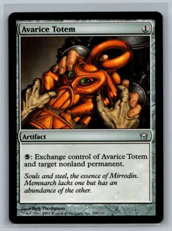 Magic The Gathering Fifth Dawn Avarice Totem #104/165 MTG TCG CCG - Image 1