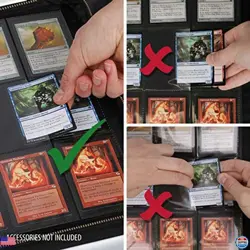 ENHANCE 12-Pocket Trading Card Binder - Holds 624 Cards for Pokemon, MTG, YuGiOh - Image 4