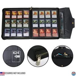 ENHANCE 12-Pocket Trading Card Binder - Holds 624 Cards for Pokemon, MTG, YuGiOh - Image 5