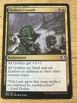 Dralnu's Crusade (189) Dominaria Remastered DMR MTG Magic - Image 1