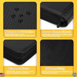 1000+ Pocket Trading Card Binder - 16-Pocket Ringless Album for TCG, MTG, Sports - Image 5