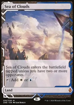 MTG Magic the Gathering Sea of Clouds (16/30) Zendikar Rising Expeditions NM - Image 1