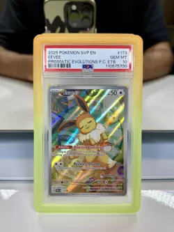 Eevee 173 Pokemon Center Stamped Prismatic Evolutions - PSA 10 Gem Mint - Image 1