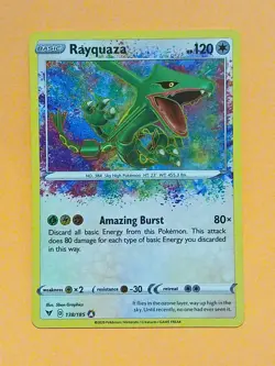 Pokemon Sword & Shield Vivid Voltage Rayquaza 138/185 Amazing Rare - Image 1