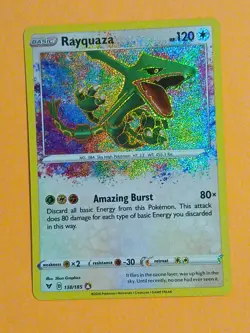 Pokemon Sword & Shield Vivid Voltage Rayquaza 138/185 Amazing Rare - Image 2