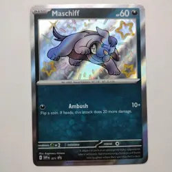 Maschiff SVP 071 Black Star Promo Shiny Holo Rare Pokemon TCG NM+ - Image 1