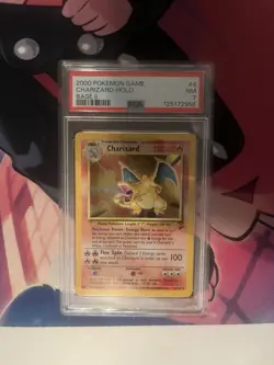 Charizard Pokemon 2000 Holo Base Set 2 II 4/130 PSA 7 🔥 - Image 1