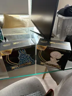 Pokemon TCG Mega Evolution Pokemon Center Elite Trainer Box ETB Pair - Image 1