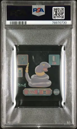 PSA 9 Ekans Super DX Sticker 1998 Amada Pokemon Stickers - Image 2