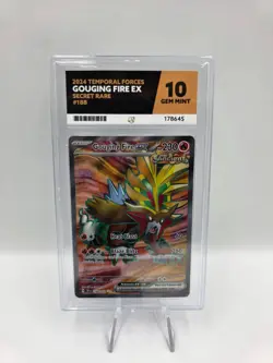 ACE 10 Pokemon TCG - Gouging Fire Ex - 188/162 - Temporal Forces - NOT PSA - Image 1