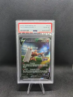 Pokemon Go - Conkeldurr V 074/078 - PSA 10 - Alt Art - Image 1