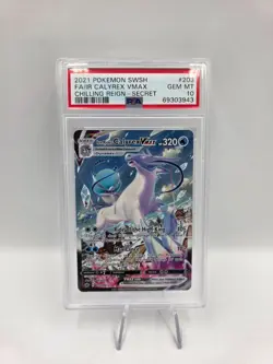 PSA 10 Ice Rider Calyrex Vmax 203/198 Chilling Reign Pokemon Alt Art - Image 1