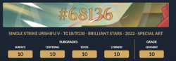 ACE 10 PERFECT Urshifu V - Brilliant Stars Pokemon TG18/TG30 - NOT PSA - Image 3