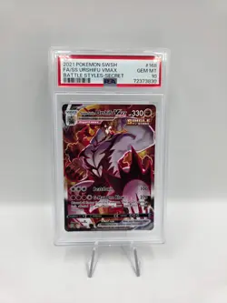 PSA 10 Single Strike Urshifu VMAX 168/163 Pokemon Battle Styles Alt Art - Image 1