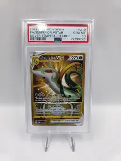 Pokemon - Silver Tempest - Serperior VSTAR Gold - PSA 10 - 210/195 - Image 1