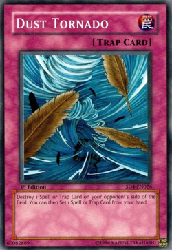 Dust Tornado SD4-EN026 1st Edition COMMON YuGiOh TCG Card - Image 1