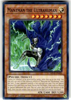 Yugioh - Mantman the Ultrahuman - MP25-EN430 - Common - NM/M - Image 1