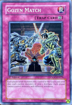 Gozen Match - CSOC-EN079 Common 1st Edition YuGiOh TCG Card - Image 1
