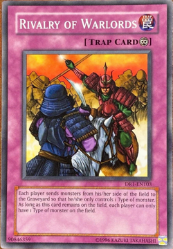Rivalry of Warlords DR1-EN103 Common YuGiOh TCG Card - Image 1