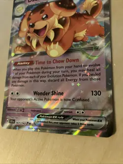 Pokemon Card Dachsbun EX 067/142 Ultra Rare Stellar Crown S&V NM ⭐99p Start⭐ - Image 5