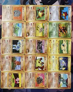 Vintage Pokemon Card Lot Japanese Pocket Monsters 1999/2000 WOTC LP/MP/HP - Image 2