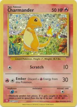 Pokemon Card - Classic Collection [CLC] 001/034 - CHARMANDER (holo) - NM/Mint - Image 1