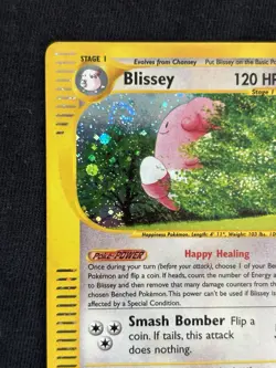 Blissey Holo Rare H6/H32 Aquapolis WoTC Pokemon Card 2002 E-Reader LP - Image 2