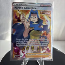 Karens Conviction 193/198 Chilling Reign NM Full Art Ultra Rare Pokemon Card - Image 1