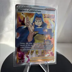 Karens Conviction 193/198 Chilling Reign NM Full Art Ultra Rare Pokemon Card - Image 2