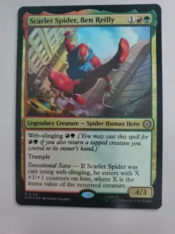 MTG Scarlet Spider, Ben Reilly Marvel's Spider-Man Foil Rare - Image 1
