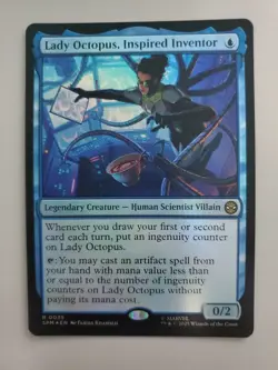 MTG Lady Octopus, Inspired Inventor Marvel's Spider-Man Foil Rare - Image 1