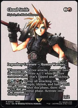 Cloud Strife - Najeela, the Blade-Blossom (Showcase) Final Fantasy: TTAR (NM) - Image 1