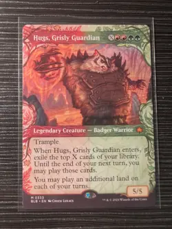 Hugs, Grisly Guardian (Showcase) Bloomburrow Regular - Image 1