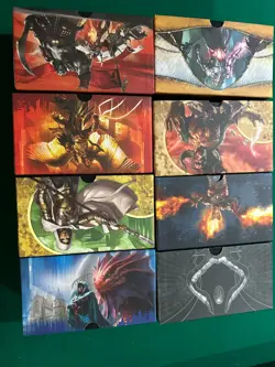 MTG: 8 EMPTY Fat Pack Boxes. (Theros, Ravnica, Gatecrash, Khans) - Image 1