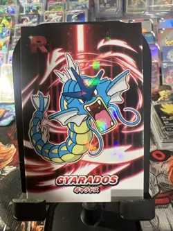 Gyarados - Cracked Ice Holo - Team Rocket Card Database - Pokemon Card - Image 1