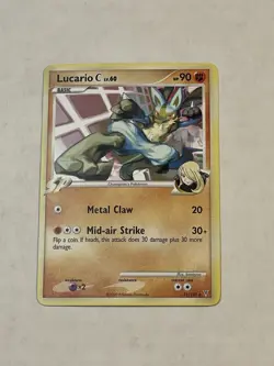 Pokemon TCG Lucario C 31/147 Supreme Victors Non-Holo Rare 2009 LOOK!! - Image 3