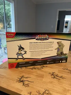 Pokemon Prismatic Evolutions Sams Club Lucario Tyranitar Premium Collection Box - Image 2