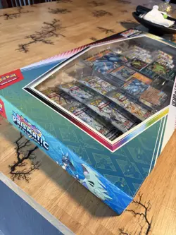 Pokemon Prismatic Evolutions Sams Club Lucario Tyranitar Premium Collection Box - Image 4