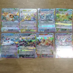 Double Rare Eevee evolution Collection Pokemon TCG Indonesia Terastal Festival - Image 1