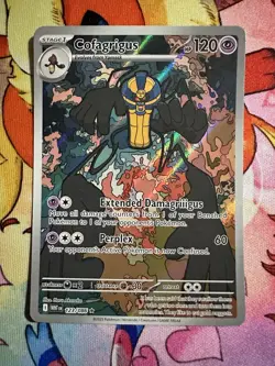 Cofagrigus 123/086 Illustration Rare SV: White Flare English Pokemon TCG Mint - Image 1