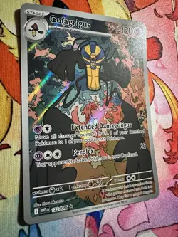 Cofagrigus 123/086 Illustration Rare SV: White Flare English Pokemon TCG Mint - Image 2