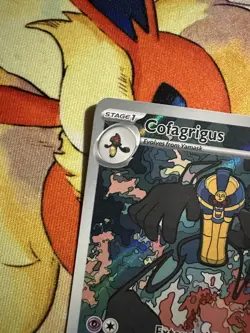 Cofagrigus 123/086 Illustration Rare SV: White Flare English Pokemon TCG Mint - Image 4