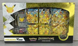 Pokemon TCG Celebrations 25th Anniversary Pikachu V UNION Collection Box Sealed! - Image 1