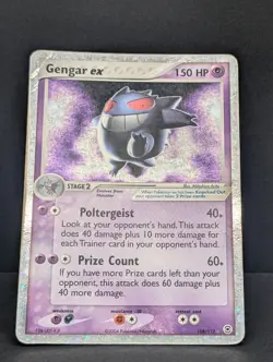 Gengar ex 108/112 Firered & Leafgreen Holo Ultra Rare Pokemon TCG Nintendo MP - Image 3