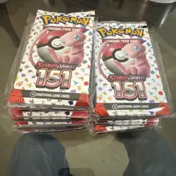 36x Pokemon TCG Scarlet Violet 151 Booster Packs Lot Factory Sealed Box Qty NEW - Image 1